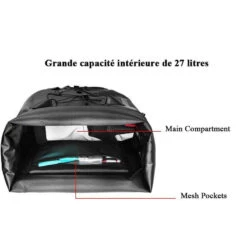 ROCKBROS Sacoche Vélo Porte Bagages Multifonctionnel Sac De Siège De Vélo Étanche 20-27L -Vélotaf Magasin sacoche velo porte bagages multifonctionnel sac de siege de velo etanche 20 27l 5