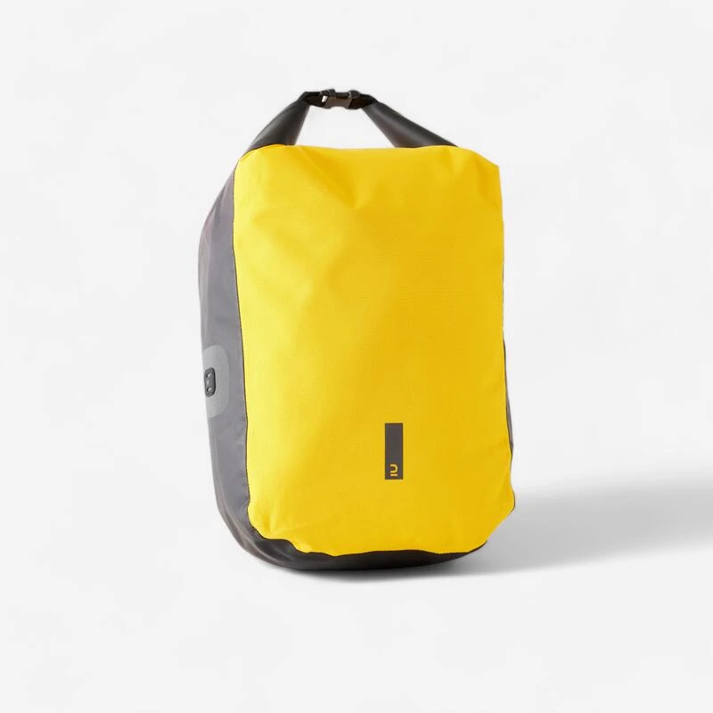SACOCHE VELO SUR PORTE-BAGAGES 500 20L IMPERMEABLE JAUNE 3 SACOCHE VELO SUR PORTE-BAGAGES 500 20L IMPERMEABLE JAUNE
