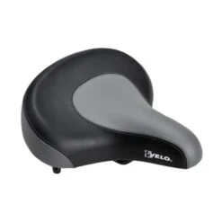 Selle De Vélo Hommes/Femmes Comfort Cruiser - Noir Gris