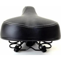 Benson Selle De Vélo Noir - Selle Confort Gel Hommes/Femmes -Vélotaf Magasin selle de velo noir selle confort gel hommesfemmes 3