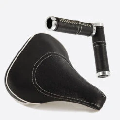 Selle Et Poignées En Cuir Pleine Fleur 'George'