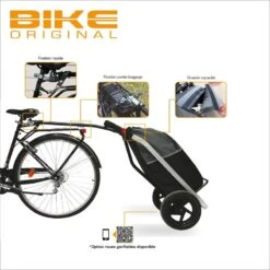 Shopping Trailer BIKE ORIGINAL -Vélotaf Magasin shopping trailer bike original 6