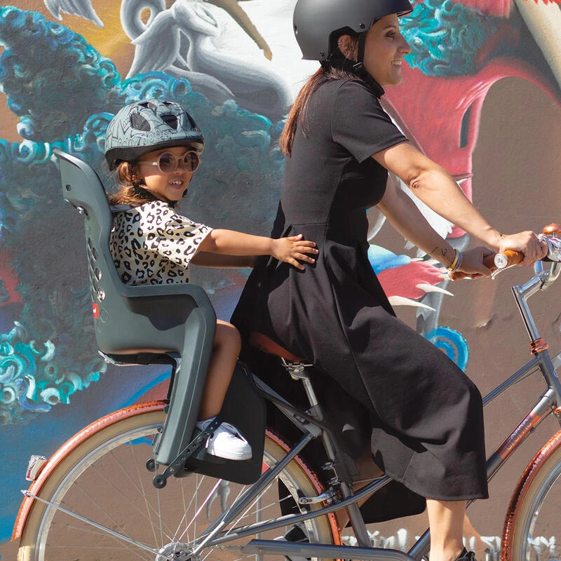 Siège Vélo Arrière à Monter Sur Le Cadre Pour 29" Joy Gris 4 Siège Vélo Arrière à Monter Sur Le Cadre Pour 29" Joy Gris – Image 2