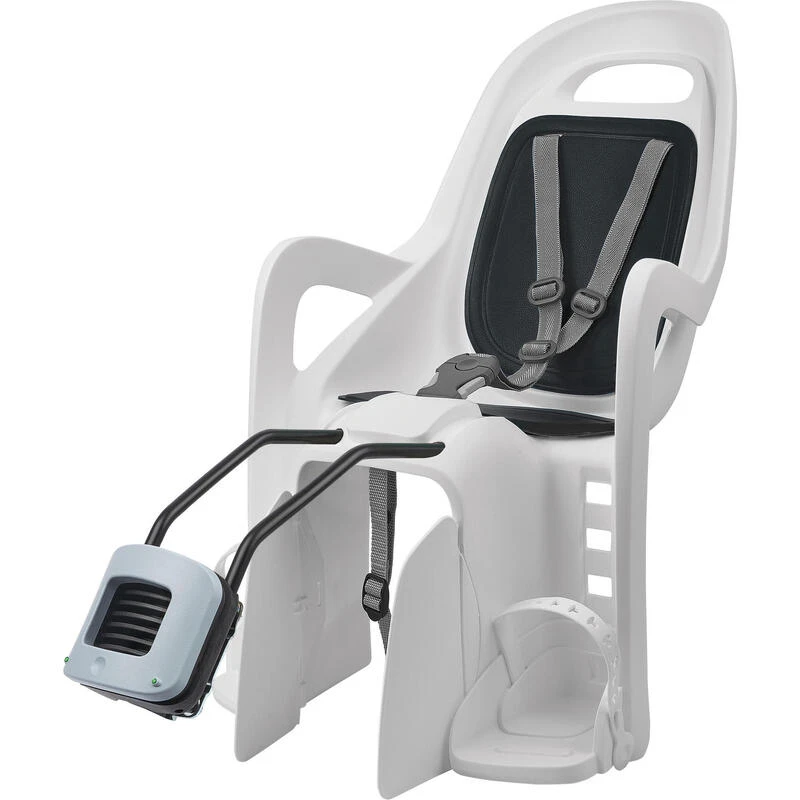 Siège Vélo Arrière Groovy à Fixation Pour Cadre Blanc Et Noir 3 Siège Vélo Arrière Groovy à Fixation Pour Cadre Blanc Et Noir