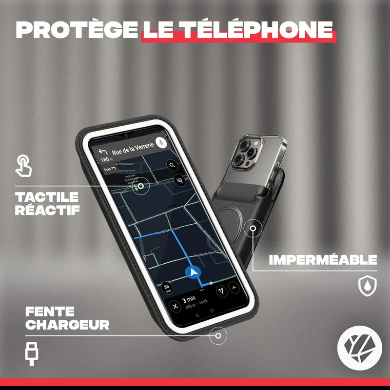 Shapeheart Support Porte Téléphone Pour Guidon De Vélo (Téléphone XL) 5 Shapeheart Support Porte Téléphone Pour Guidon De Vélo (Téléphone XL) – Image 3