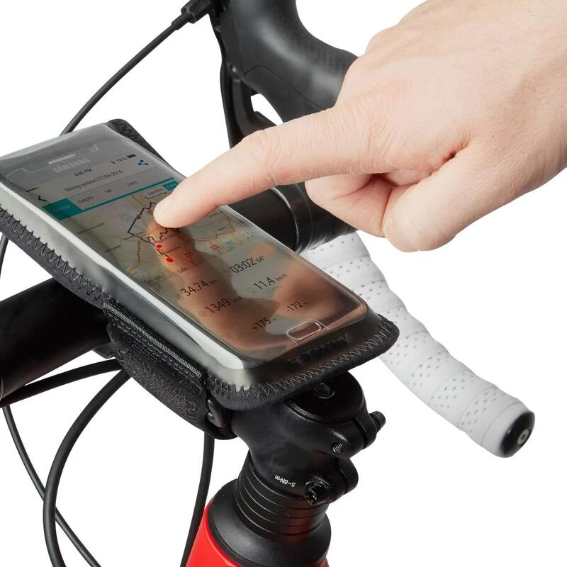 BTWIN Support Vélo Smartphone 500 Noir 5 BTWIN Support Vélo Smartphone 500 Noir – Image 3