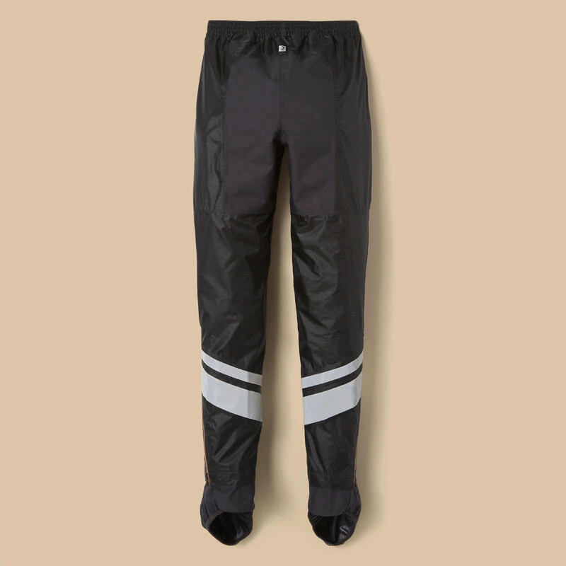 BTWIN SURPANTALON PLUIE VELO VILLE AVEC COUVRE-CHAUSSURES INTEGREES 540 FEMME NOIR 12 BTWIN SURPANTALON PLUIE VELO VILLE AVEC COUVRE-CHAUSSURES INTEGREES 540 FEMME NOIR – Image 10