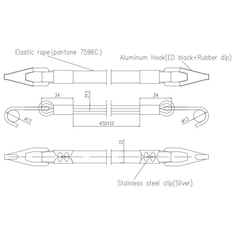 Tendeur Porte Bagage Marron 4 Tendeur Porte Bagage Marron – Image 2