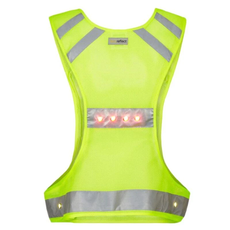 Vélo Gilet Fluo Lumineux - Adulte - PROACTIV 5 Vélo Gilet Fluo Lumineux - Adulte - PROACTIV – Image 3
