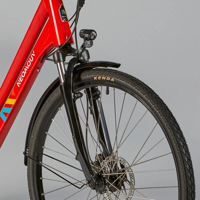 Vélo Ville électrique - NEOMOUV Sinapia Hydraulique - Rouge 6 Vélo Ville électrique - NEOMOUV Sinapia Hydraulique - Rouge – Image 4