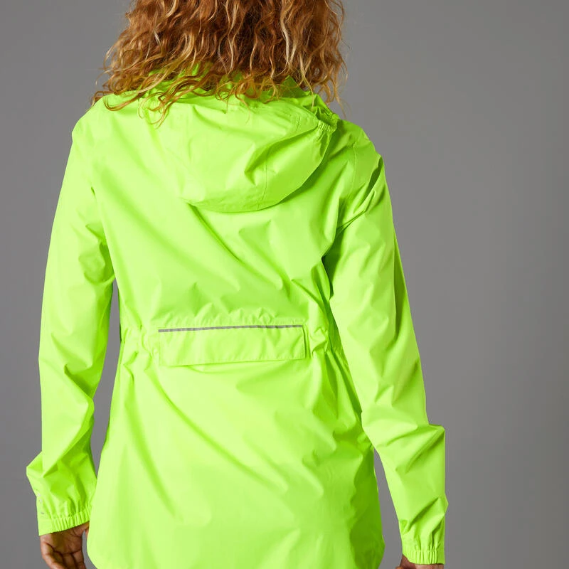 BTWIN VESTE PLUIE VELO VILLE FEMME 120 JAUNE FLUO CERTIFIÉE EPI VISIBILITÉ JOUR 10 BTWIN VESTE PLUIE VELO VILLE FEMME 120 JAUNE FLUO CERTIFIÉE EPI VISIBILITÉ JOUR – Image 8