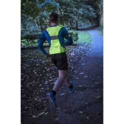 Tunturi Veste Running Sécurité Réflechissante X-shape S Jaune Fluo -Vélotaf Magasin veste running securite reflechissante x shape s jaune fluo 2