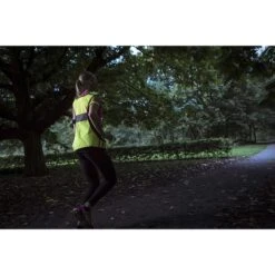 Tunturi Veste Running Sécurité Réflechissante X-shape S Jaune Fluo -Vélotaf Magasin veste running securite reflechissante x shape s jaune fluo 3